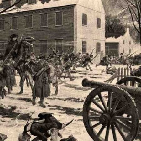 Battle of Trenton, by H. Charles McBarron, Jr., 1975